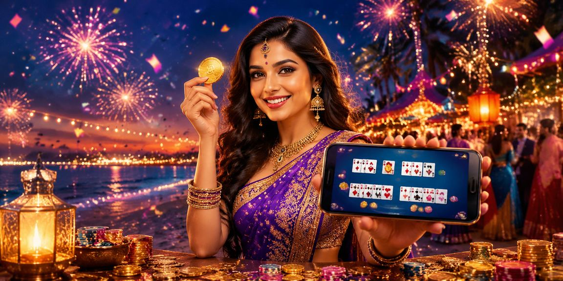 Indian urban night market representing balanced gaming and healthy lifestyle