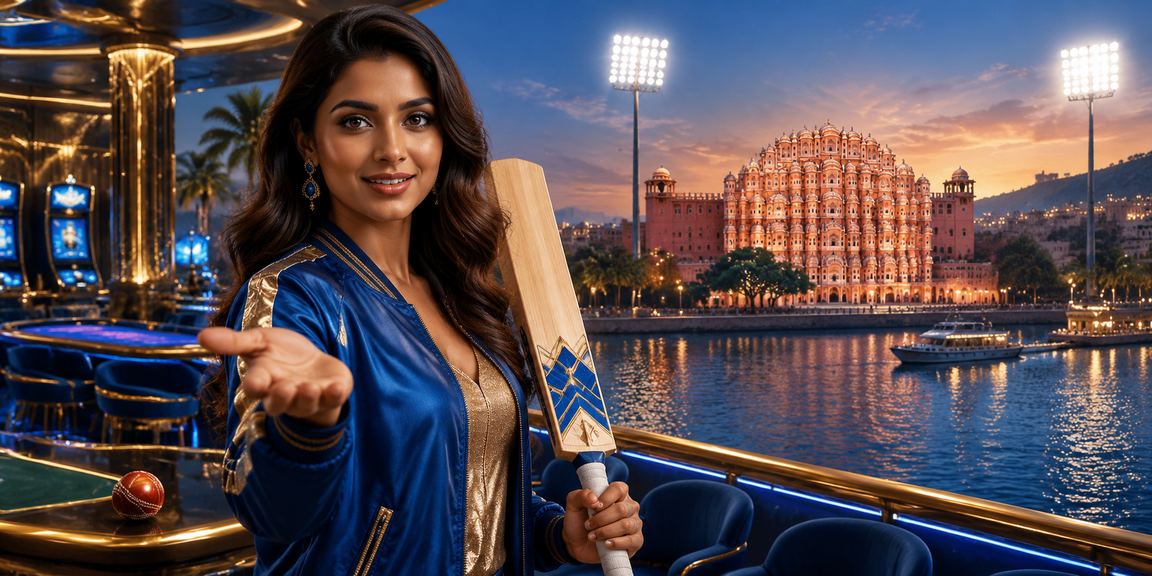 Live cricket match betting on Jaipur stadium with dynamic odds
